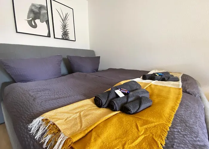 公寓 Schoelerberg Mit Tiefgaragenparkplatz Und Kingsize-bett