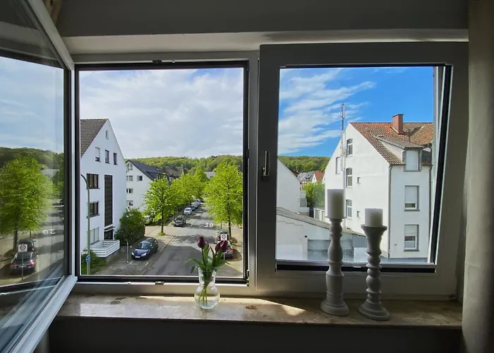 Schoelerberg Mit Tiefgaragenparkplatz Und Kingsize-bett 奥斯纳布吕克